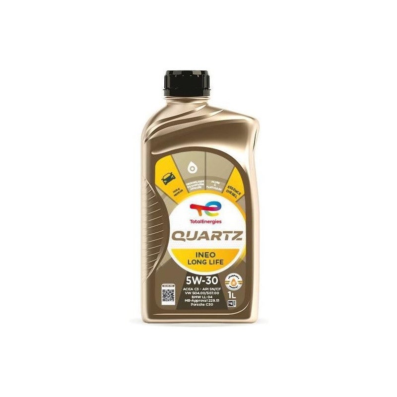 Olej Silnikowy Total Quartz Ineo Long Life 5W30 100% syntetyczny Wysoka ochrona