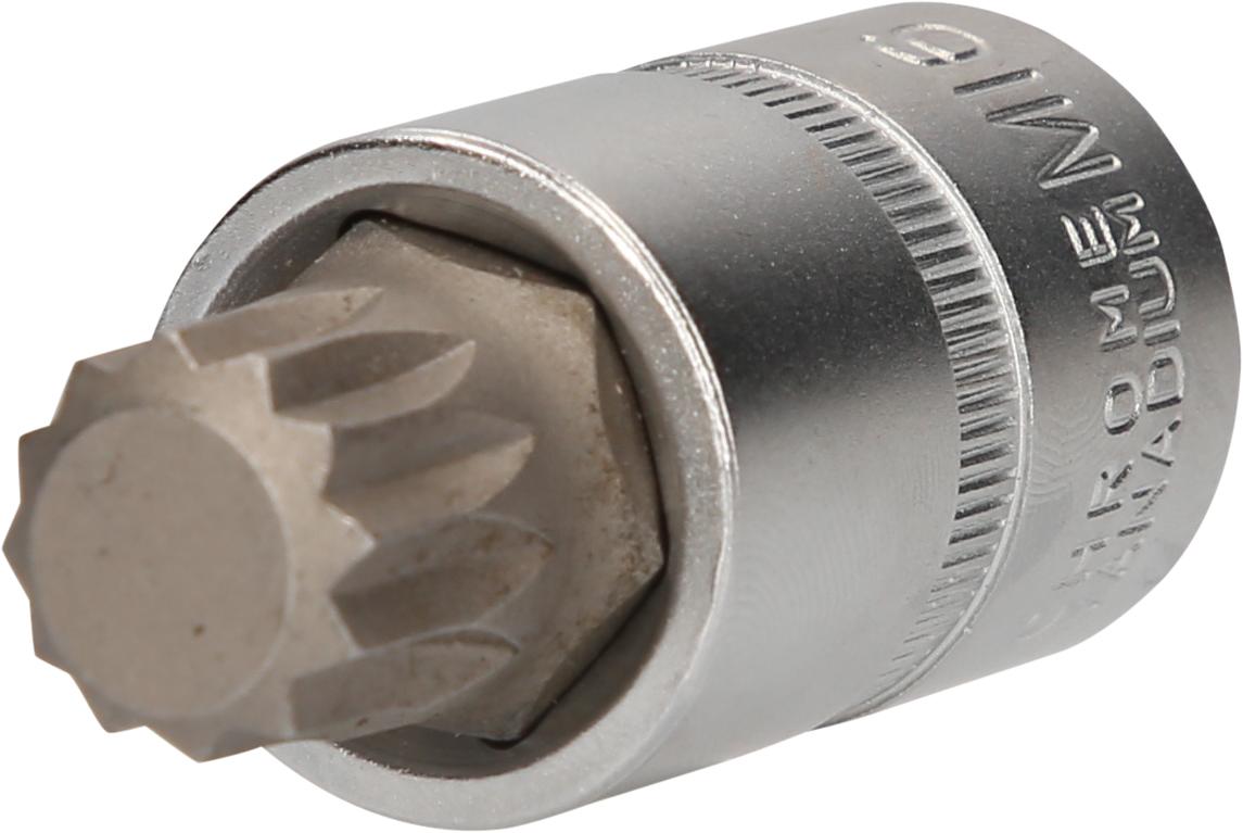 Douille-embout Denture Multiple  XZN  10 Mm Longueur: 55 Mm Toolcraft 816088 Propulseur 1 2 12 5 Mm 1 Pc S 816088