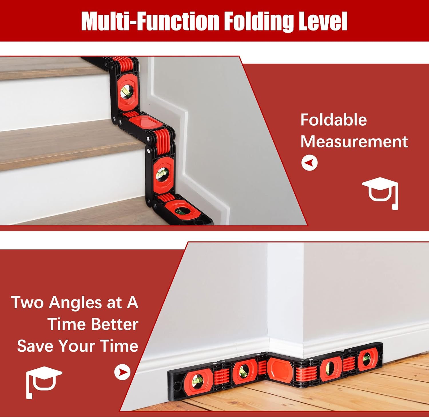 UMEI Le Niveau T Est Composé D'outils GFNT, De Bulles Horizontales, De Trois Pieds, De Machines, D'étagères Et D'autres Fonctions Magnétiques (4