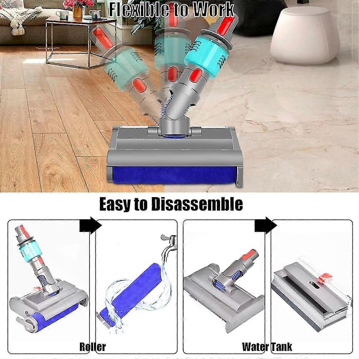 Brosse de lavage pour lave-linge électrique V7 V8 V10 V11 V15 avec voyant vert - Nettoie et sèche les surfaces dures - Flo-B16 - 2