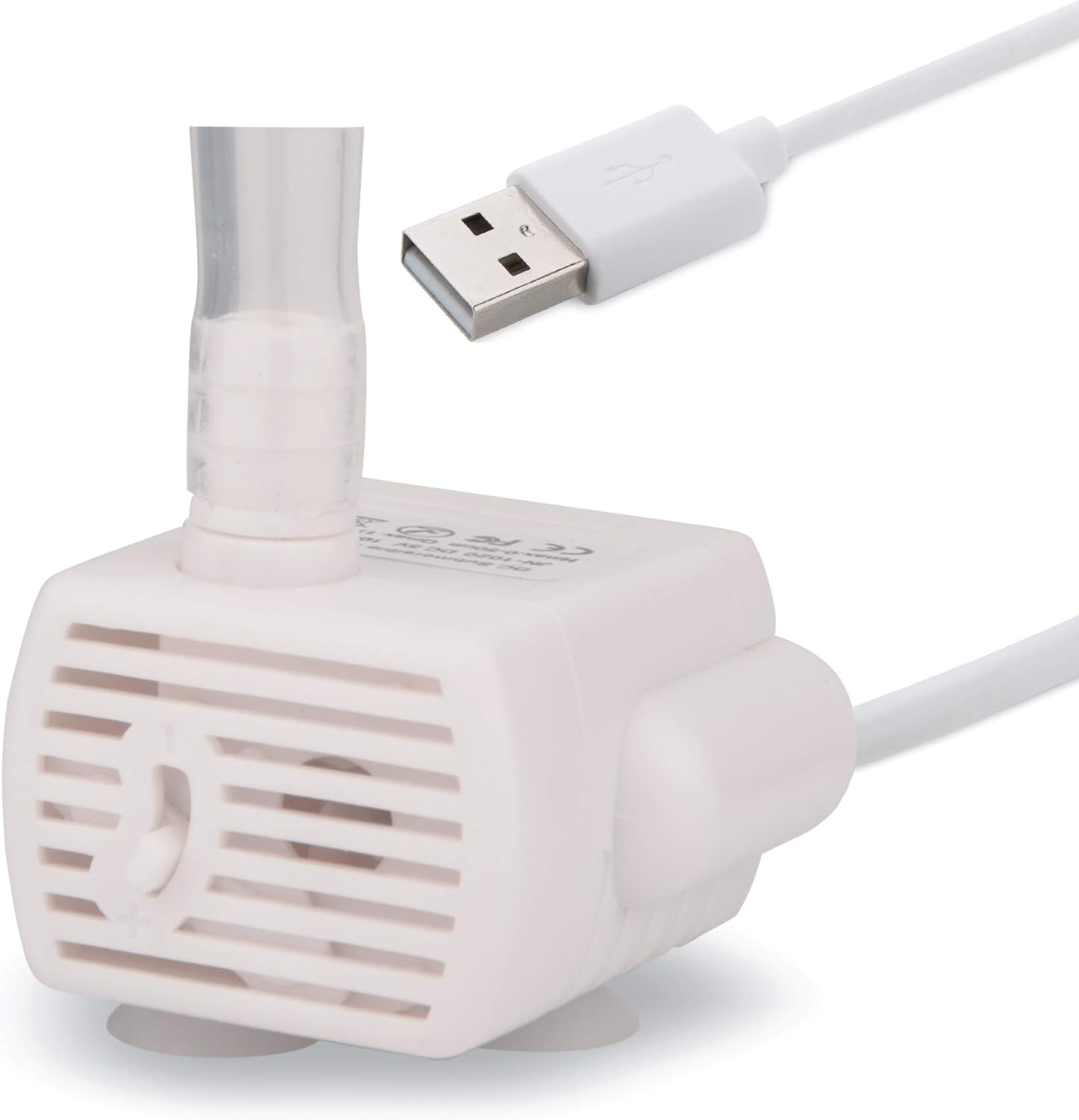 Zanurzalna pompa wymienna do fontann z wodą dla kotów, 170 l/h, ultra cicha, regulowana, USB, do akwariów, fontann z wodą dla kotów, akwariów