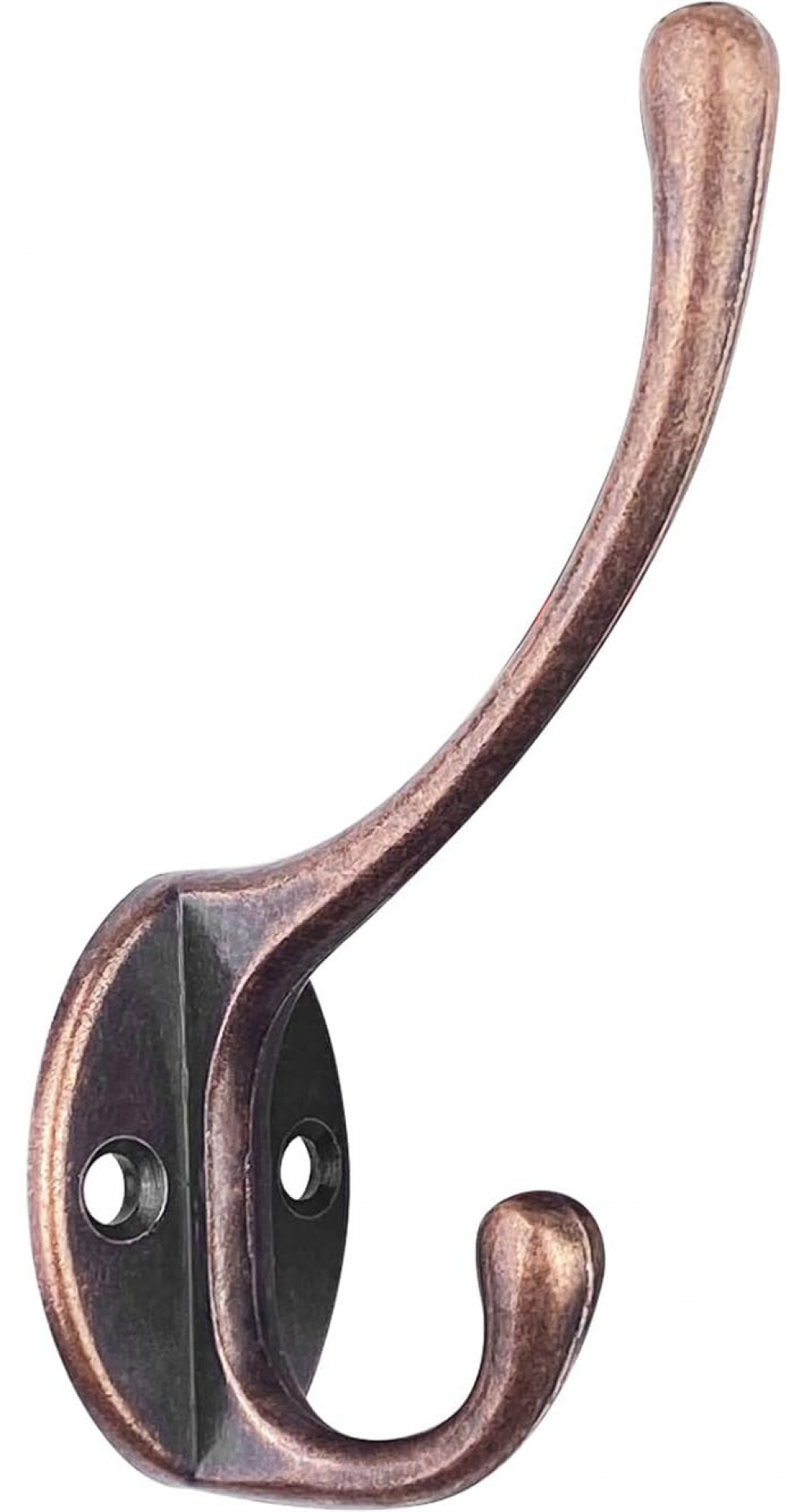 Perchero de pared vintage, único gancho de metal para puerta