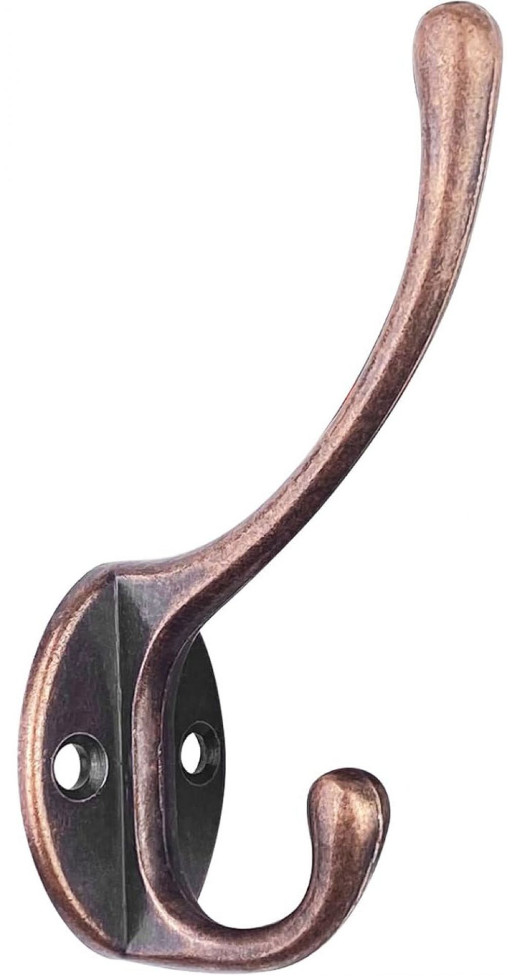 Perchero de pared vintage, único gancho de metal para puerta