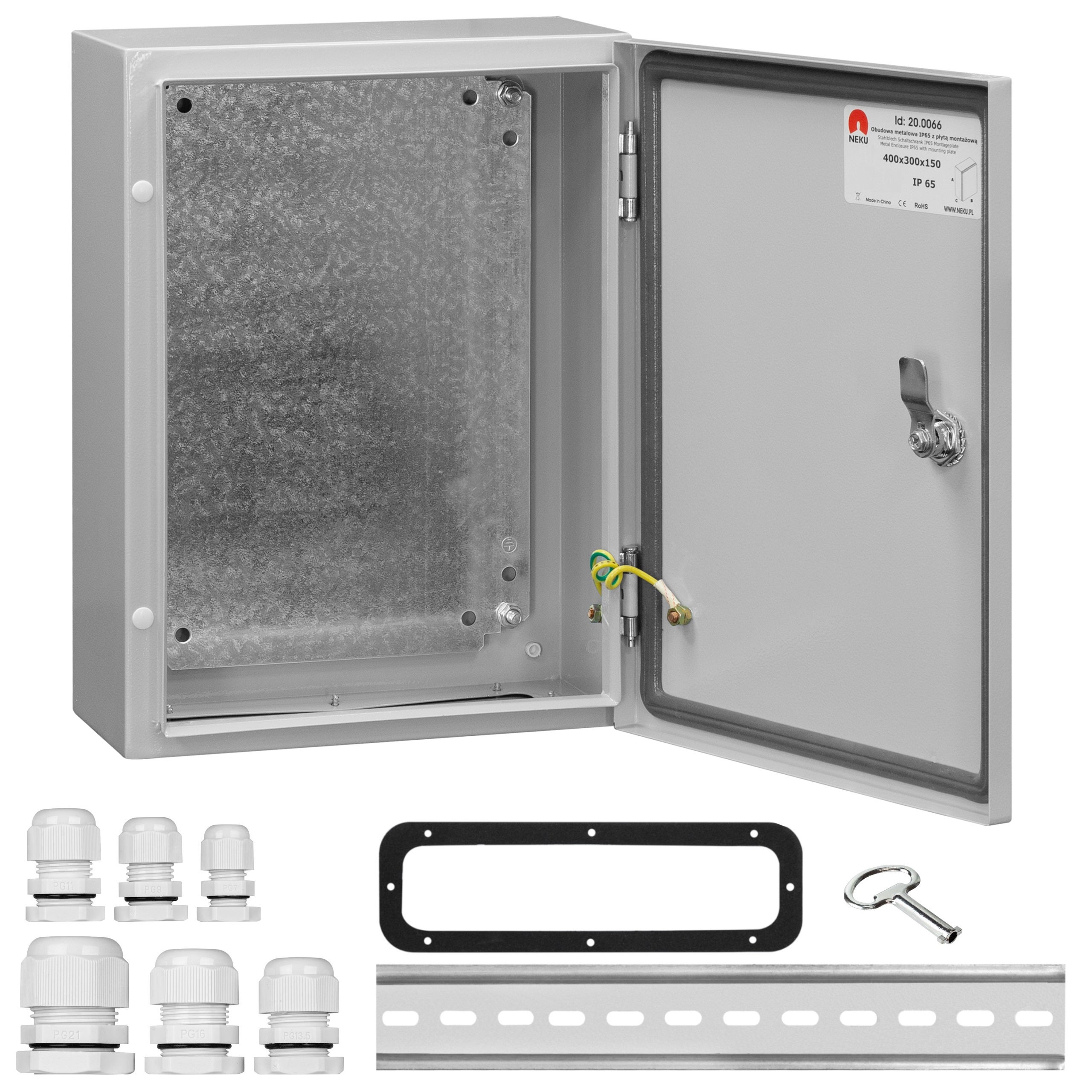 SKRZYNKA ELEKTRYCZNA ROZDZIELNIA IP65 DIN 40x30x15