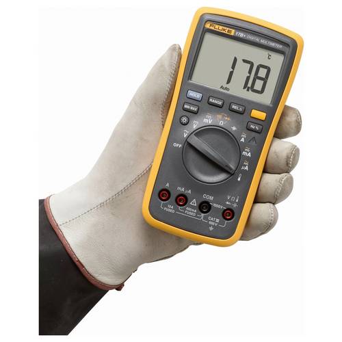 Fluke 17B+/EUR Multimètre numérique CAT III 600 V Affichage (nombre de points): 4000 - 2