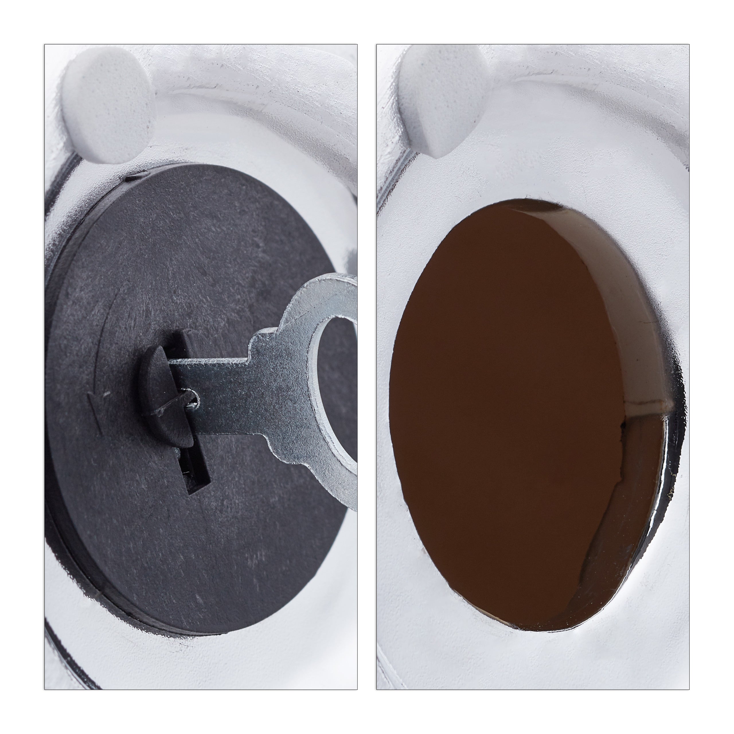 Set da 4 Salvadanai a Forma di Ananas, in Ceramica, Cassette Porta Soldi, con Serratura, 2 Chiavi, 16 x 9 cm, Argento - 6