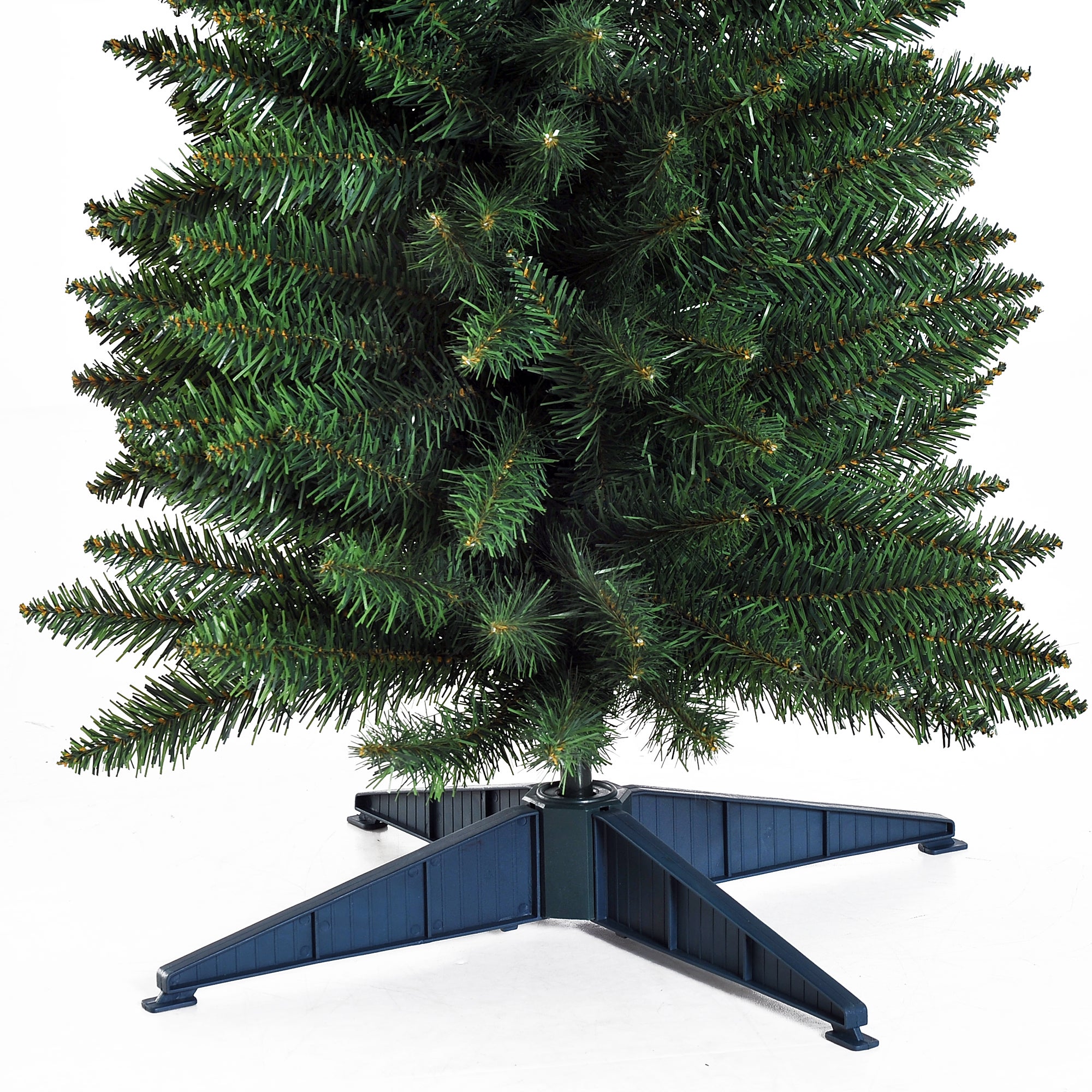 Árbol de Navidad HOMCOM Metal, Plástico Verde Ø55x180 cm - 5
