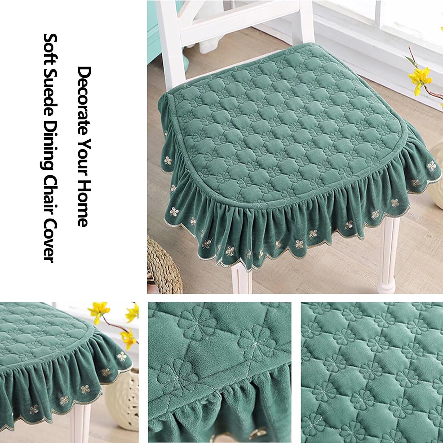 Beautissu Premium Cuscini per sedie 4pcs 35x35 cm - Cuscino di alta qualità per interni ed