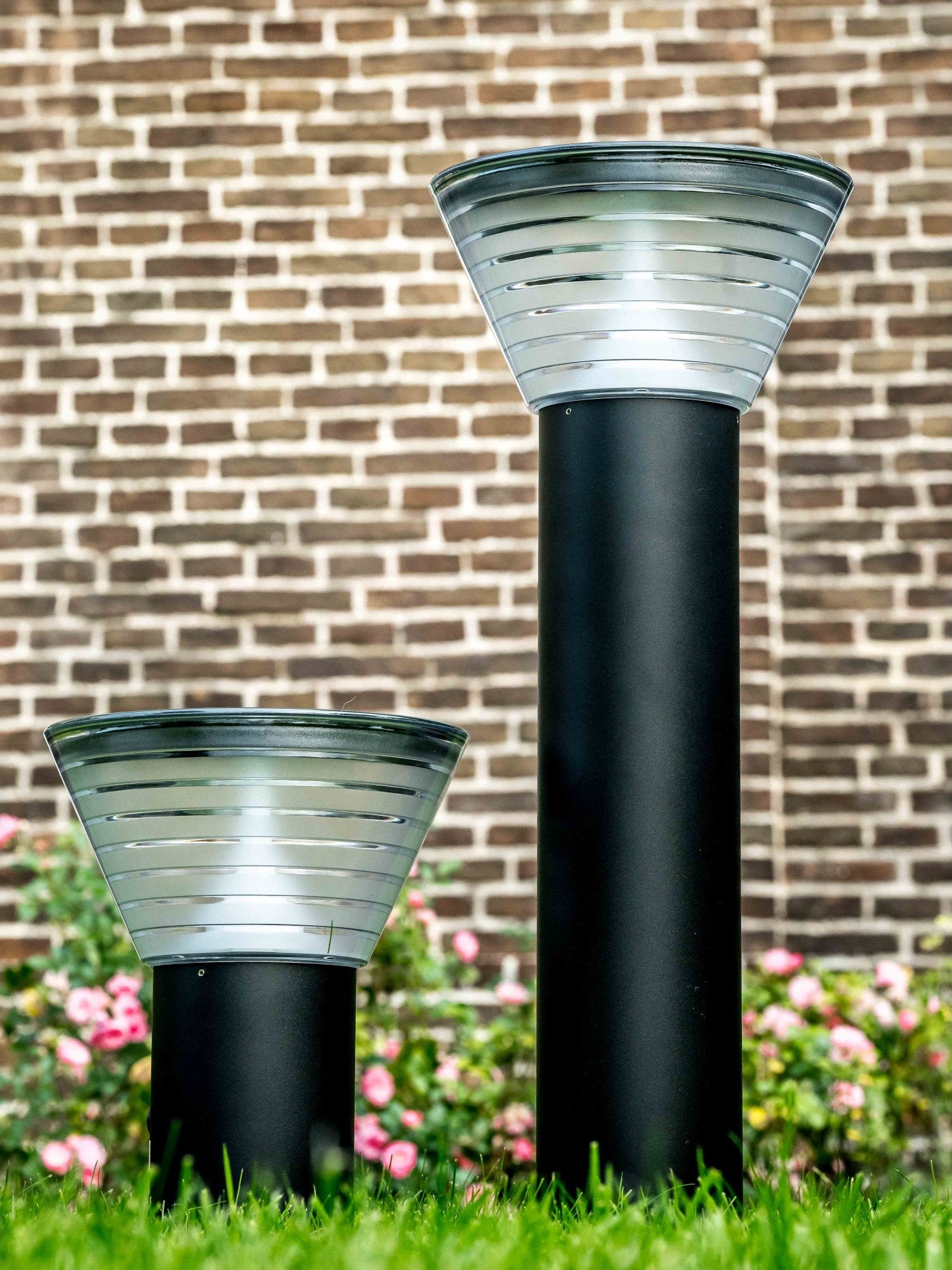 Lampe solaire Iplux® Rome sur pied 30cm - Haute qualité - Durée de combustion 15 heures - 7