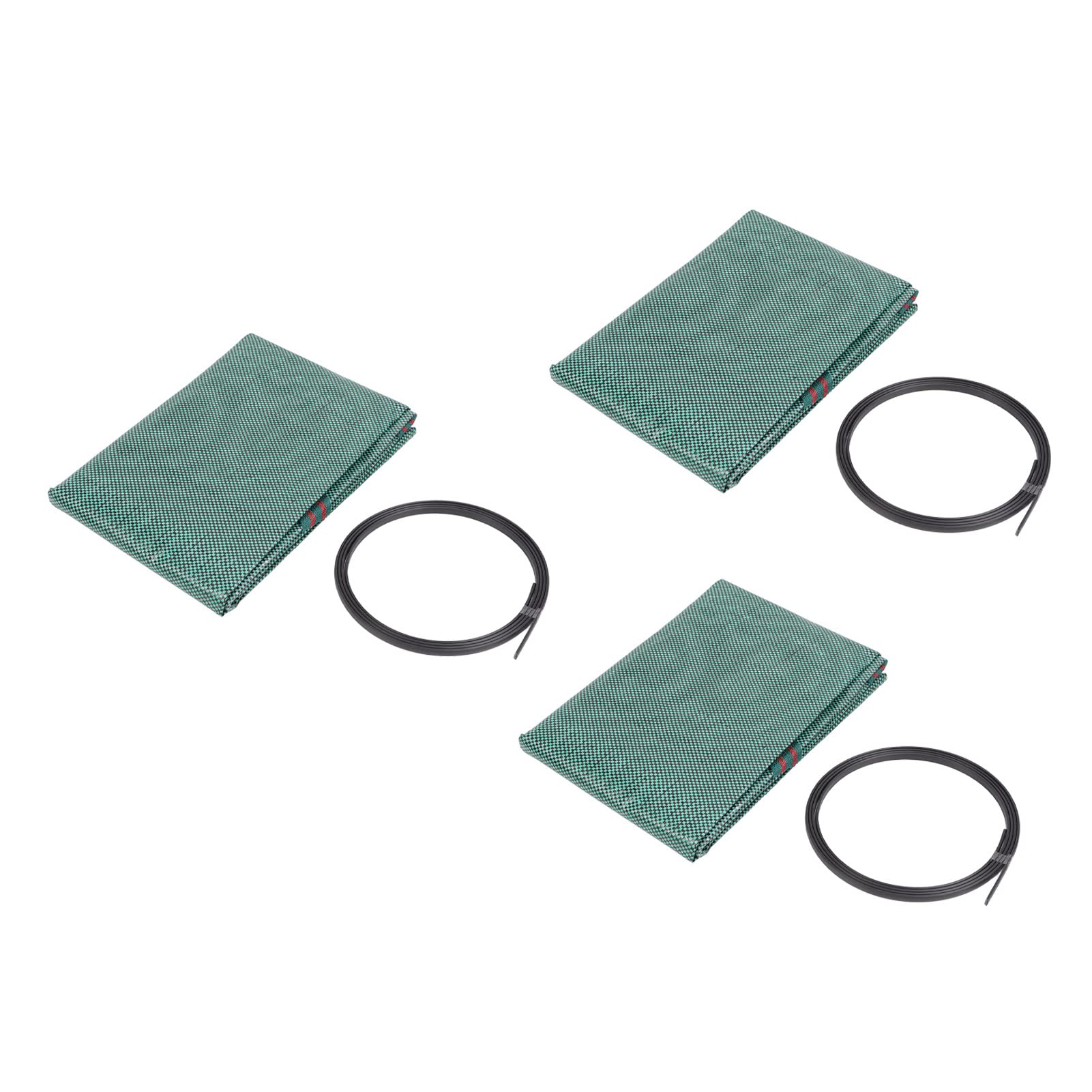 Sac à déchets de jardin 272 L Conteneur à déchets de jardin à capacité unique avec poignées et sangle en cuir pour jardin - 7