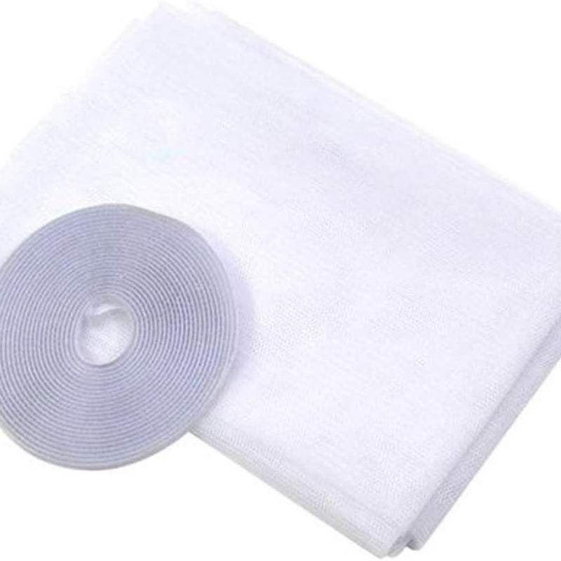 Moskitiera okienna, biała moskitiera okienna, dł. 150 x wys. 200 cm