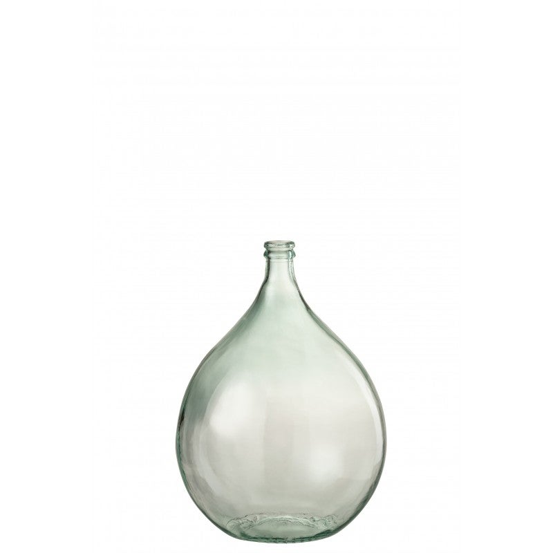 Dame jeanne transparent en verre transparent 38x39x56 cm - 2