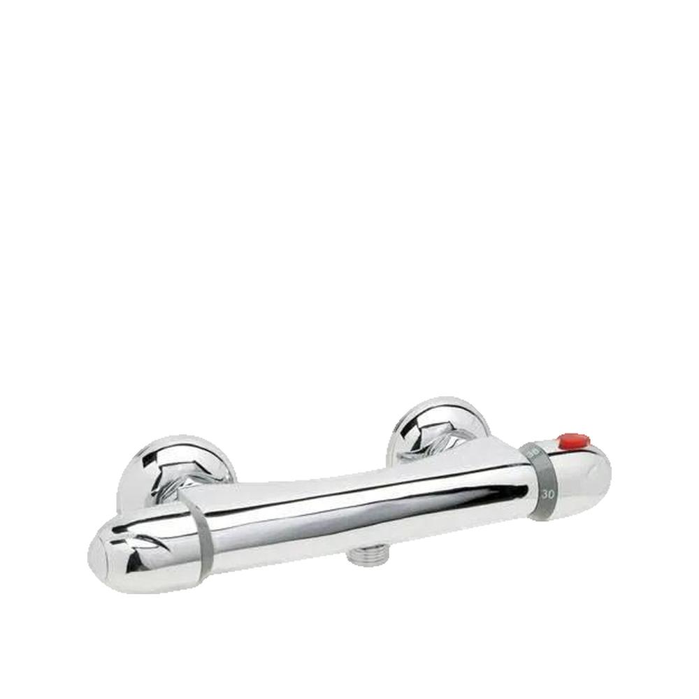 Monomando línea flow ducha termostático con cartucho ceramico ø 40 mm.