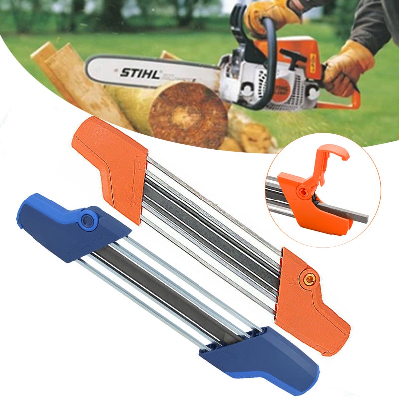 Lime à Tronçonneuse Circulaire Professionnelle De 4 Mm, Lime D'affûtage De Chaîne Pour Le Travail Du Bois, Affûteuse De Tronçonneuse Durable Et Facile (12 Bâtons