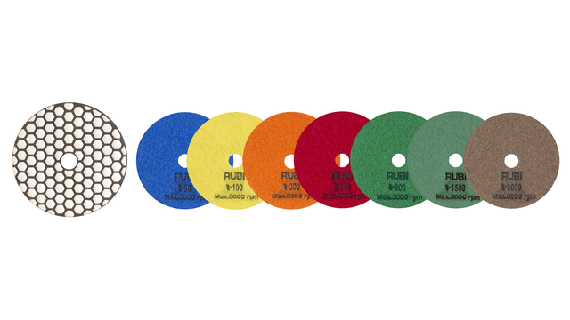 Disque Ø 100 mm pour polissage RUBI - 400