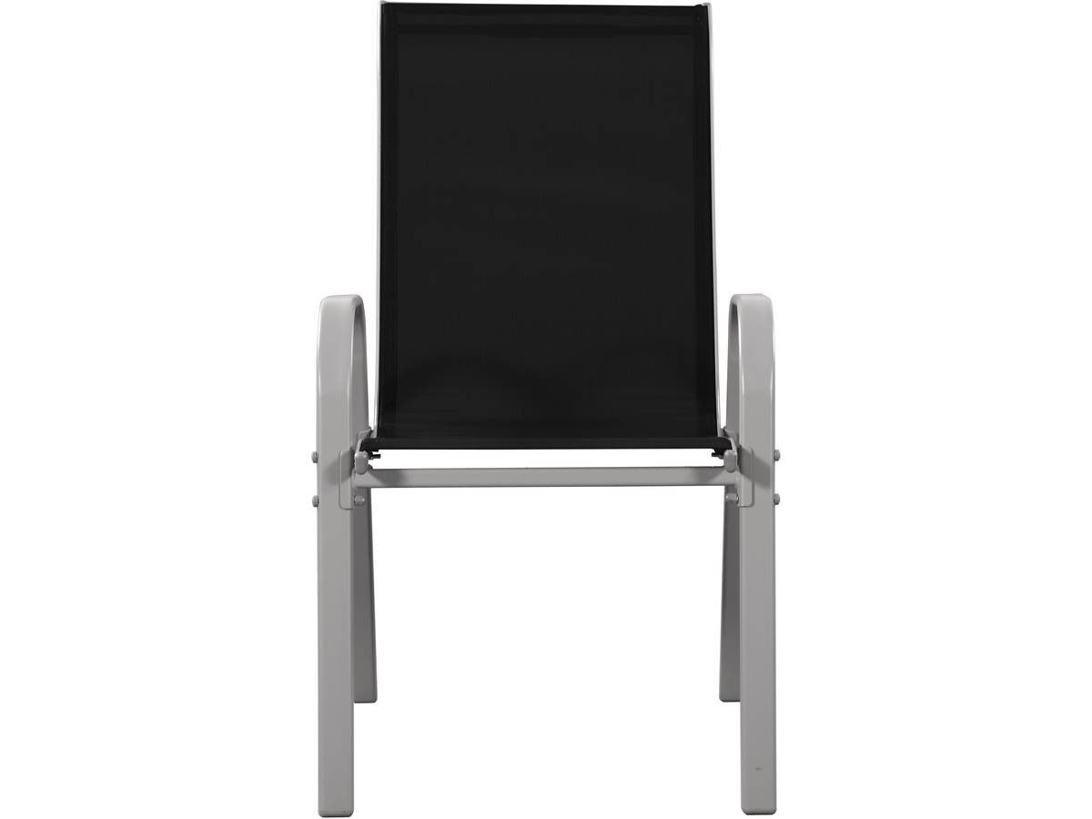 Table et chaises de jardin en textilène 