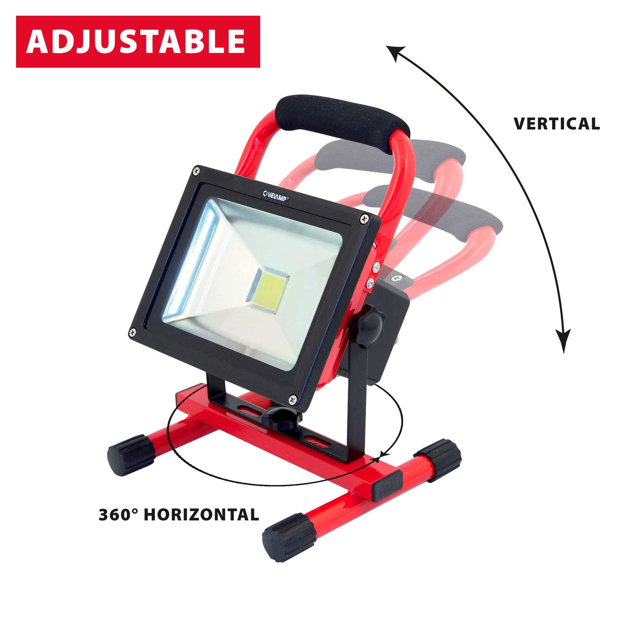 CYCLOP: Projecteur LED COB 1200lm, 20W, rechargeable - 4
