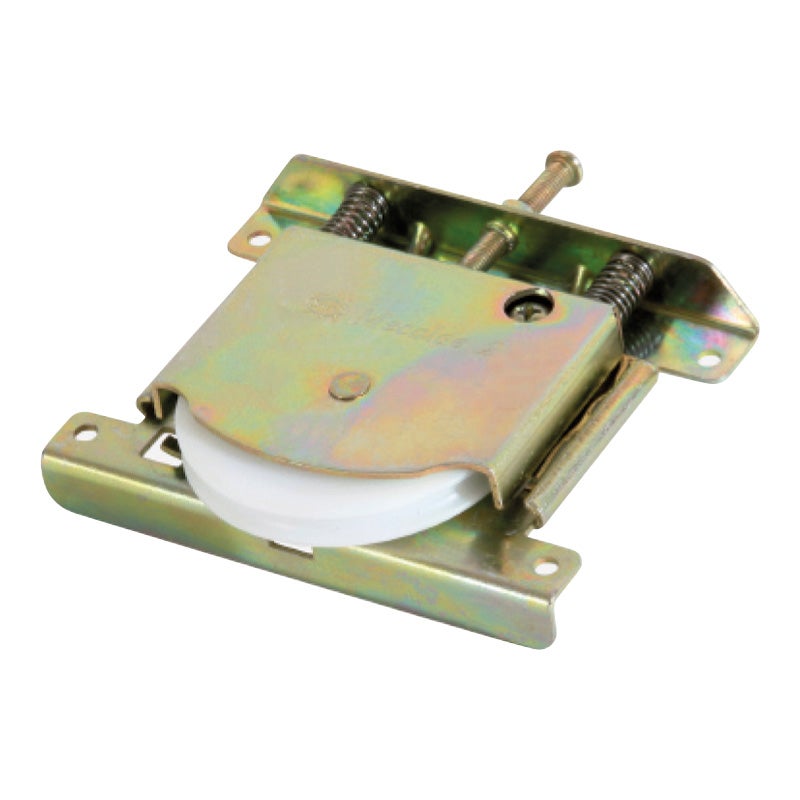 Galet de roulement de porte coulissante de placard - Charge par vantail : 100 kg - Version : Roulette avec rainure -MECALDE - 2