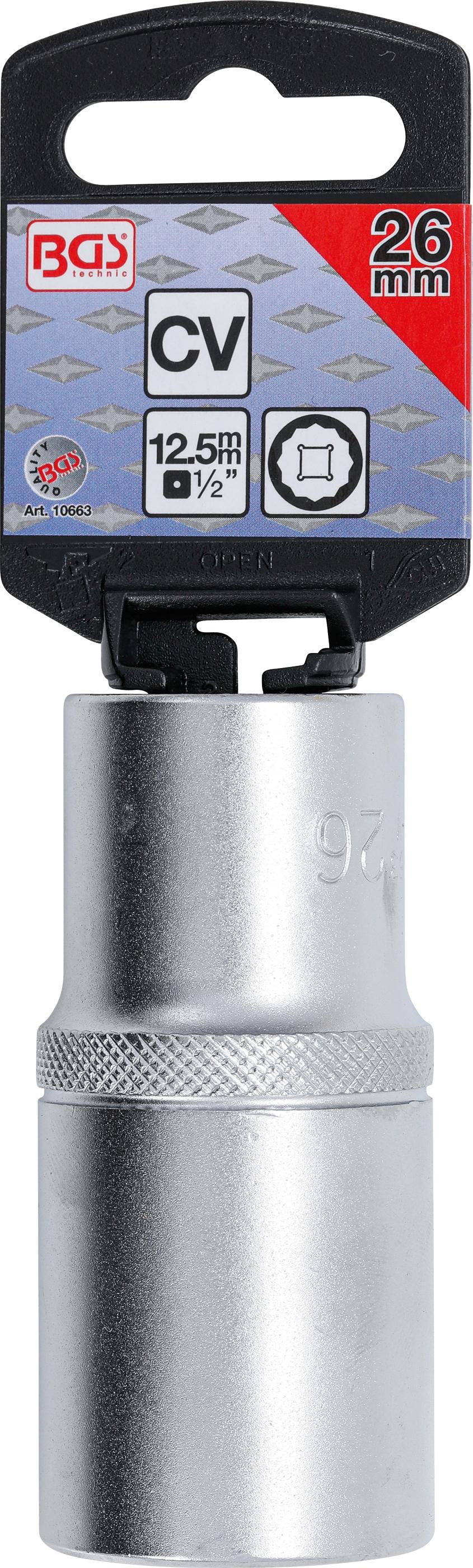 Douille à douze pans, longue | 12,5&nbsp;mm (1/2