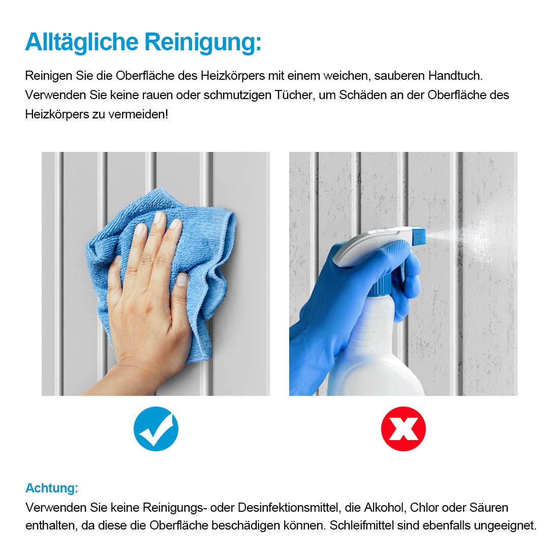 Heilmetz Radiateur eau chaude en acier Design Vertical Radiateur chauffage central blanc 180x62cm - 4