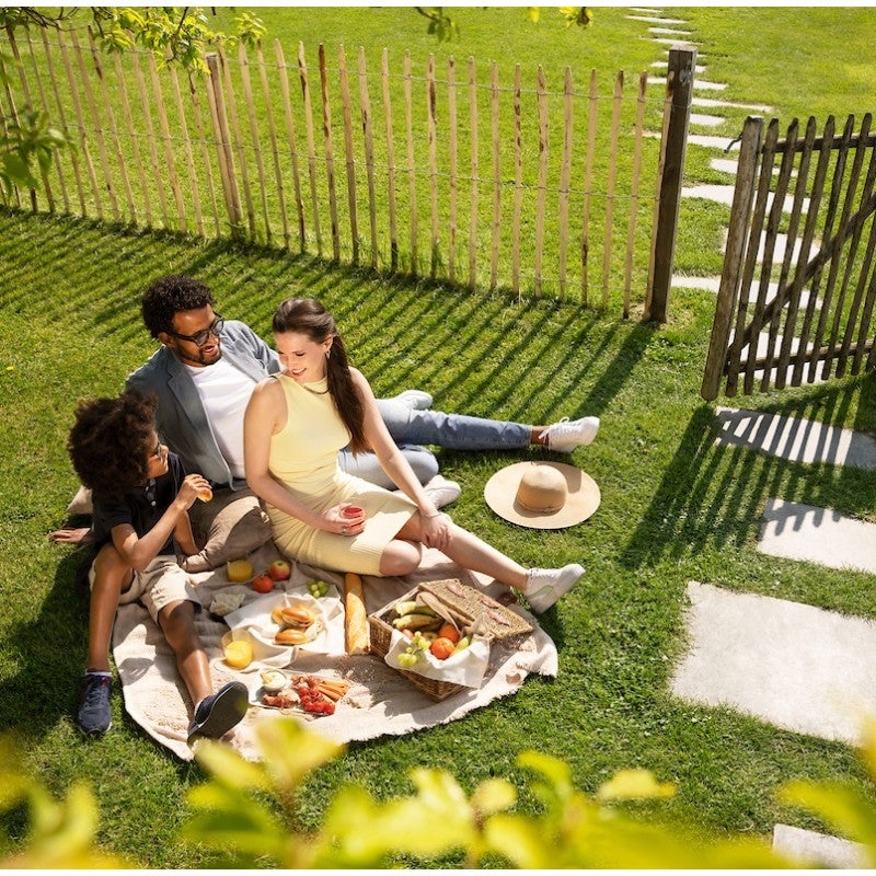 Ganivelle clôture en bois L 5m x H 0m80 - Espacement des piquets 3 à 5 cm - 4