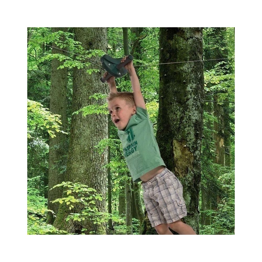 Tyrolienne pour enfant vert Kbt - 6