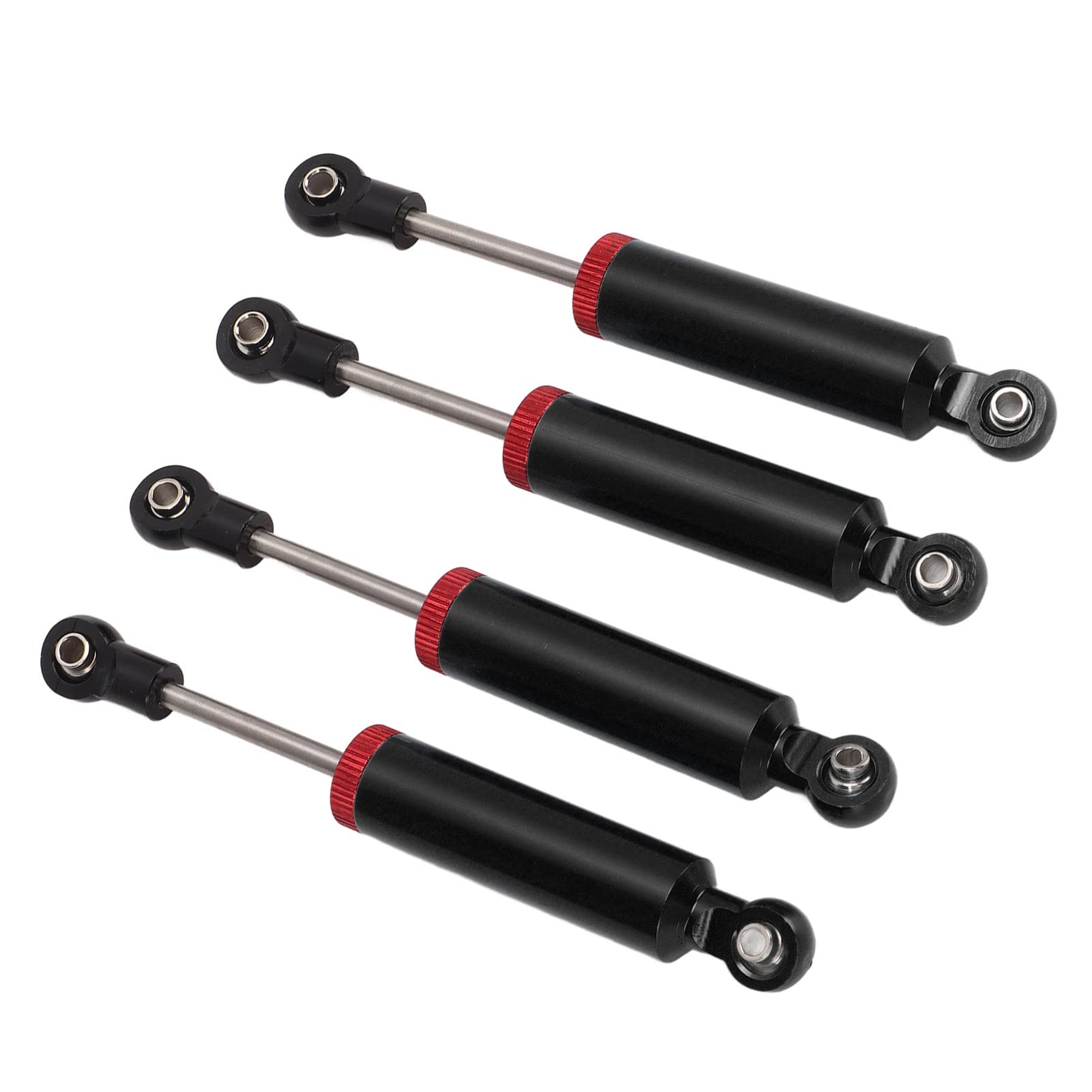 pezzi RC Ammortizzatore 100mm Ammortizzatore con molla interna per SCX10 1/10 RC Crawler Car (Nero) - 5