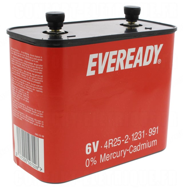 Batterie Sèche Nissen Premium 800 4R25 6V 9000mAh - Sans Mercure Ni Cadmium Pour Lampes Et Éclairages
