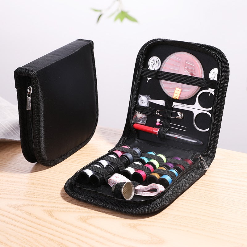 SusggO Kit Cucito Da 140 Pezzi Con Scatola In Legno, Accessori E Guida Ai Punti – Perfetto Per Adulti E Patchwork