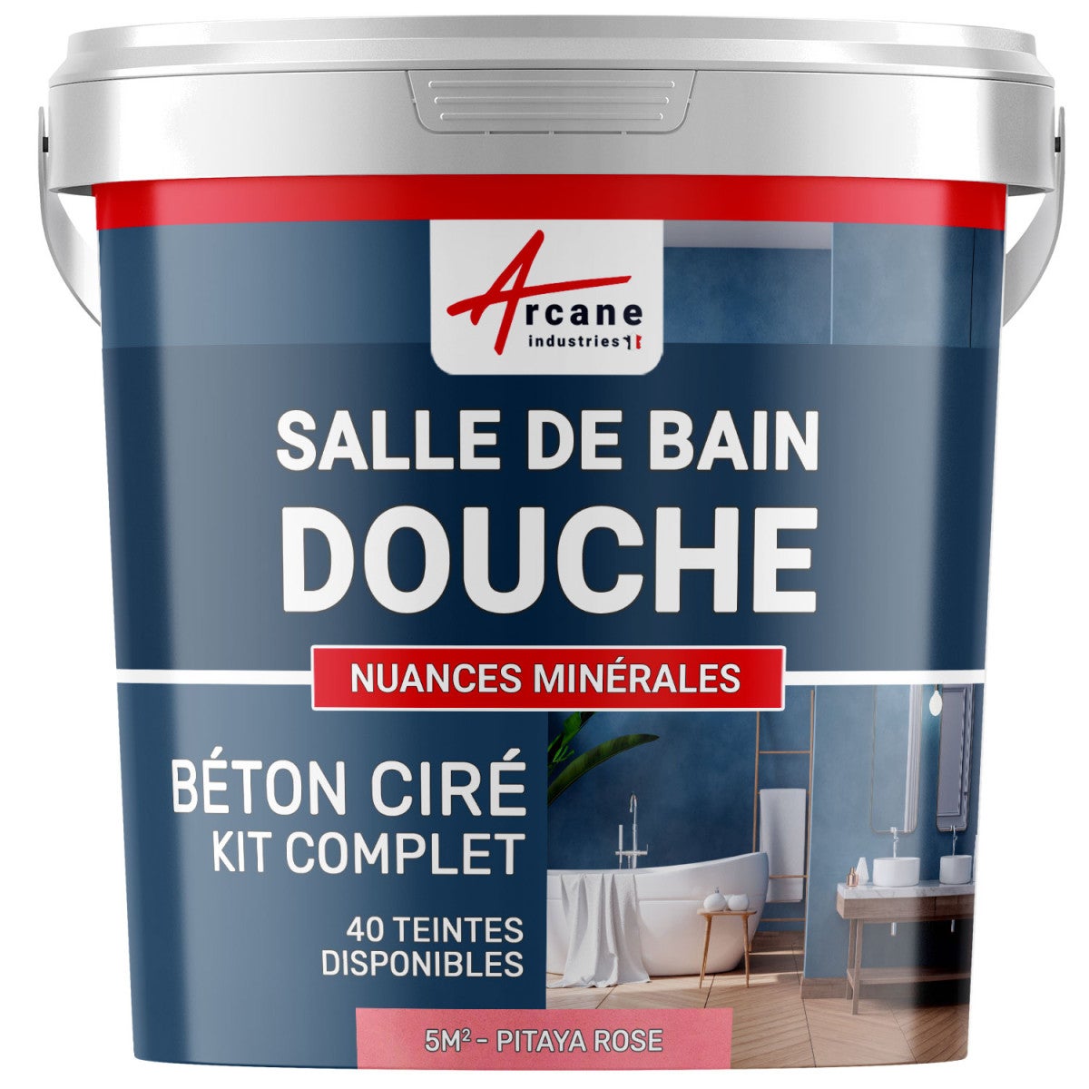 Kit de Microcemento para Baño: Revestimiento Impermeable - 5 m² (en 2 ...