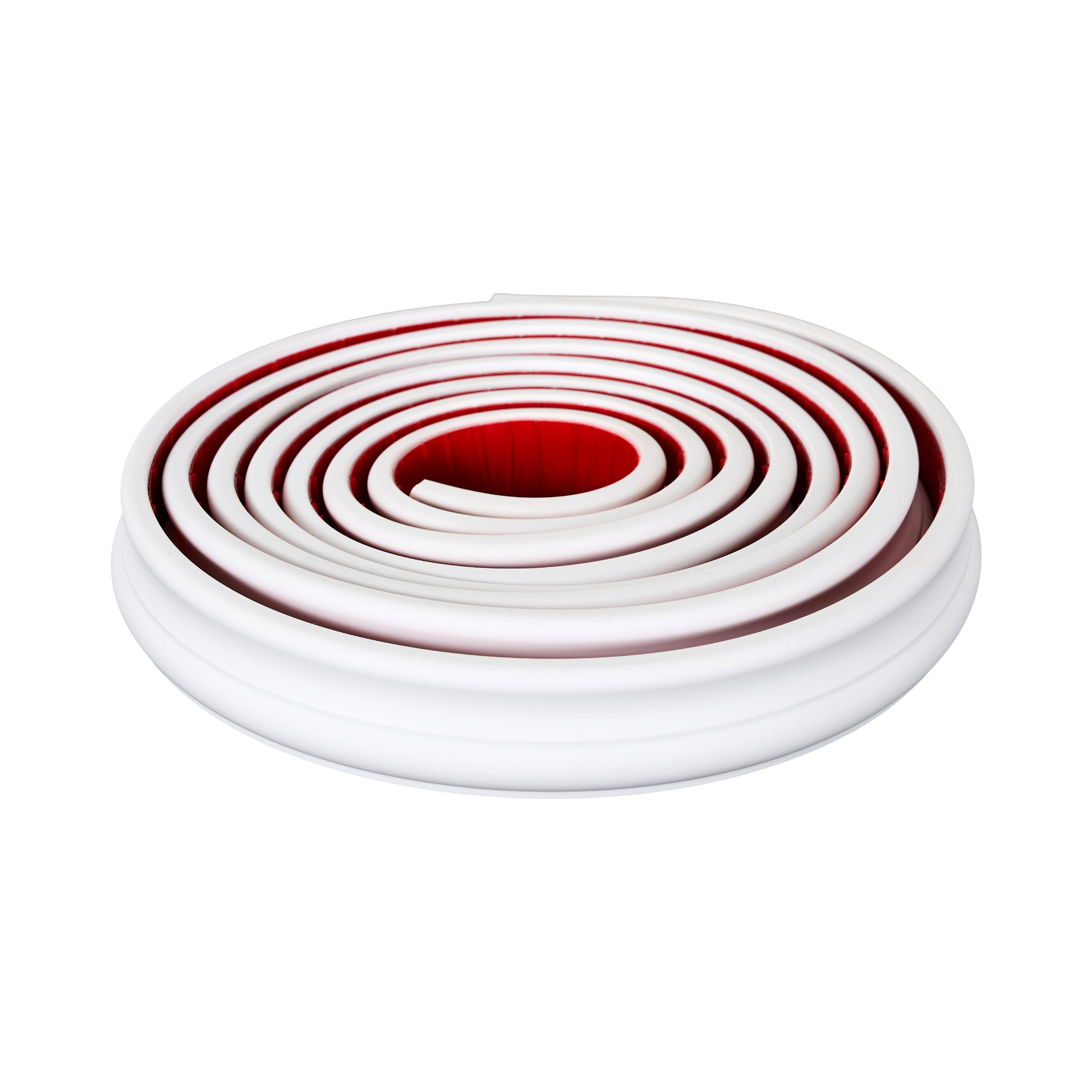 Moulure Adhésive - JE CHERCHE UNE IDEE - Décor Prêt à Poser - Blanc - 3 m x 3,2 cm - 3