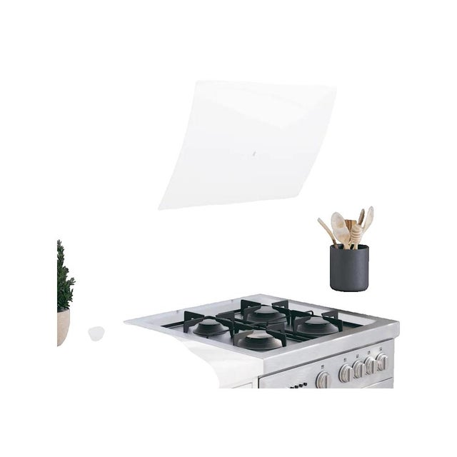 Okap ścienny vidaXL 60 cm Stal nierdzewna i szkło hartowane, 297 m³/h