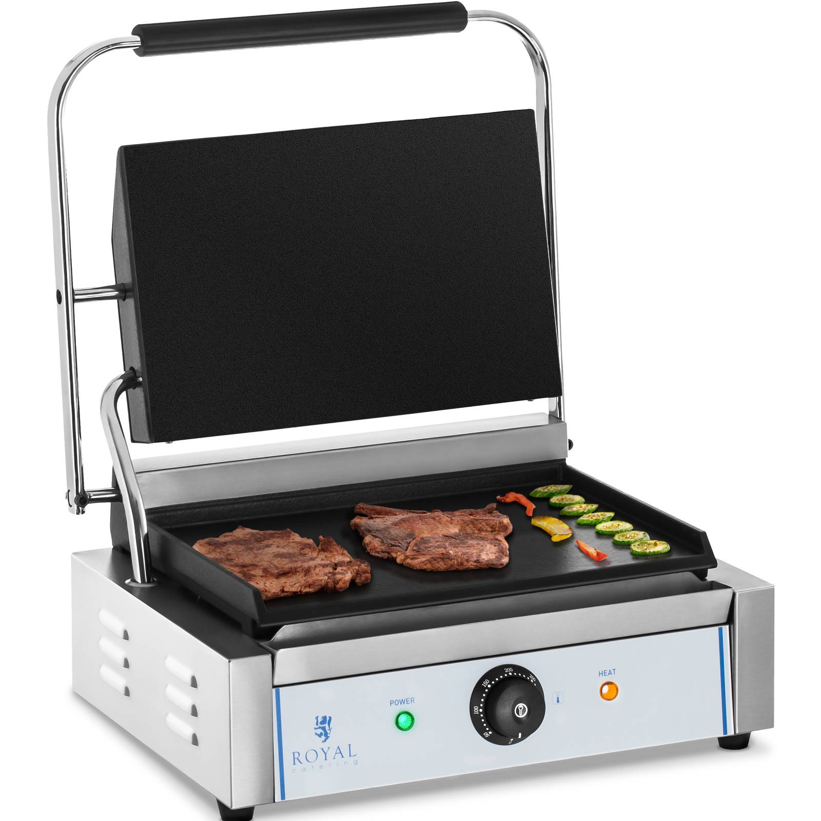 Machine à panini - Royal Catering - Puissance: 2 200 W - Surface ...