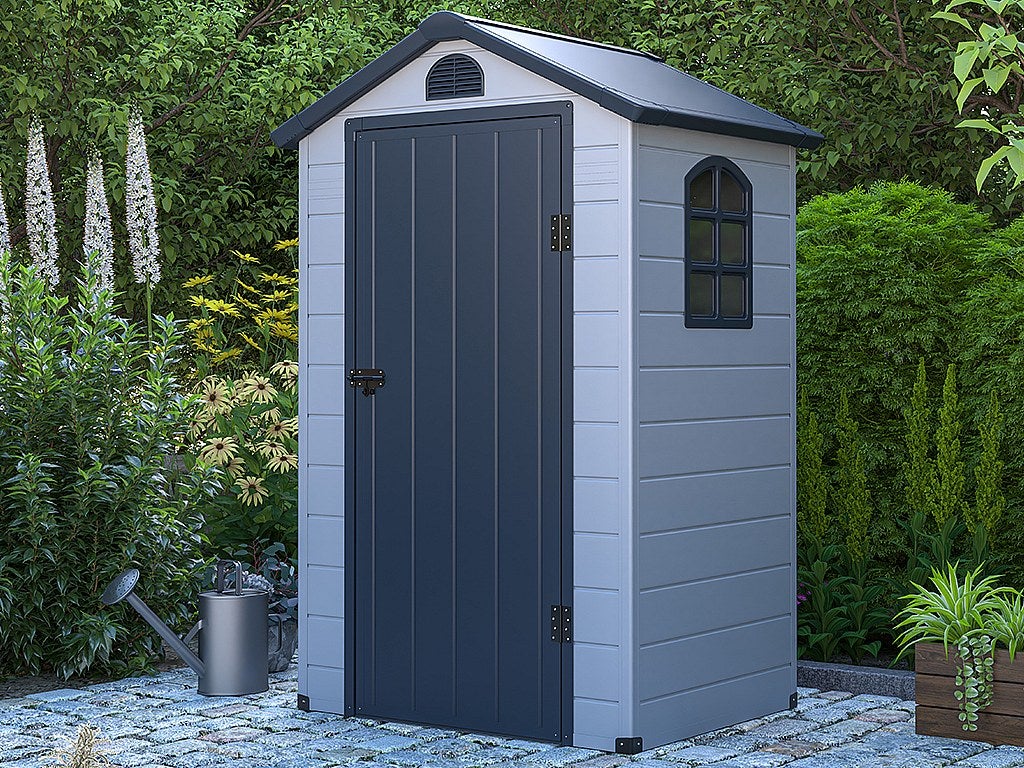 Wiata ogrodowa z szarej żywicy - CESIO - 1,39m²