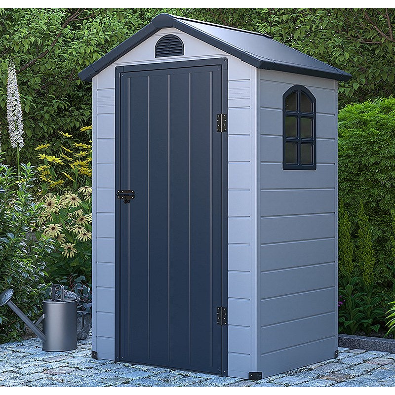 Wiata ogrodowa z szarej żywicy - CESIO - 1,39m²