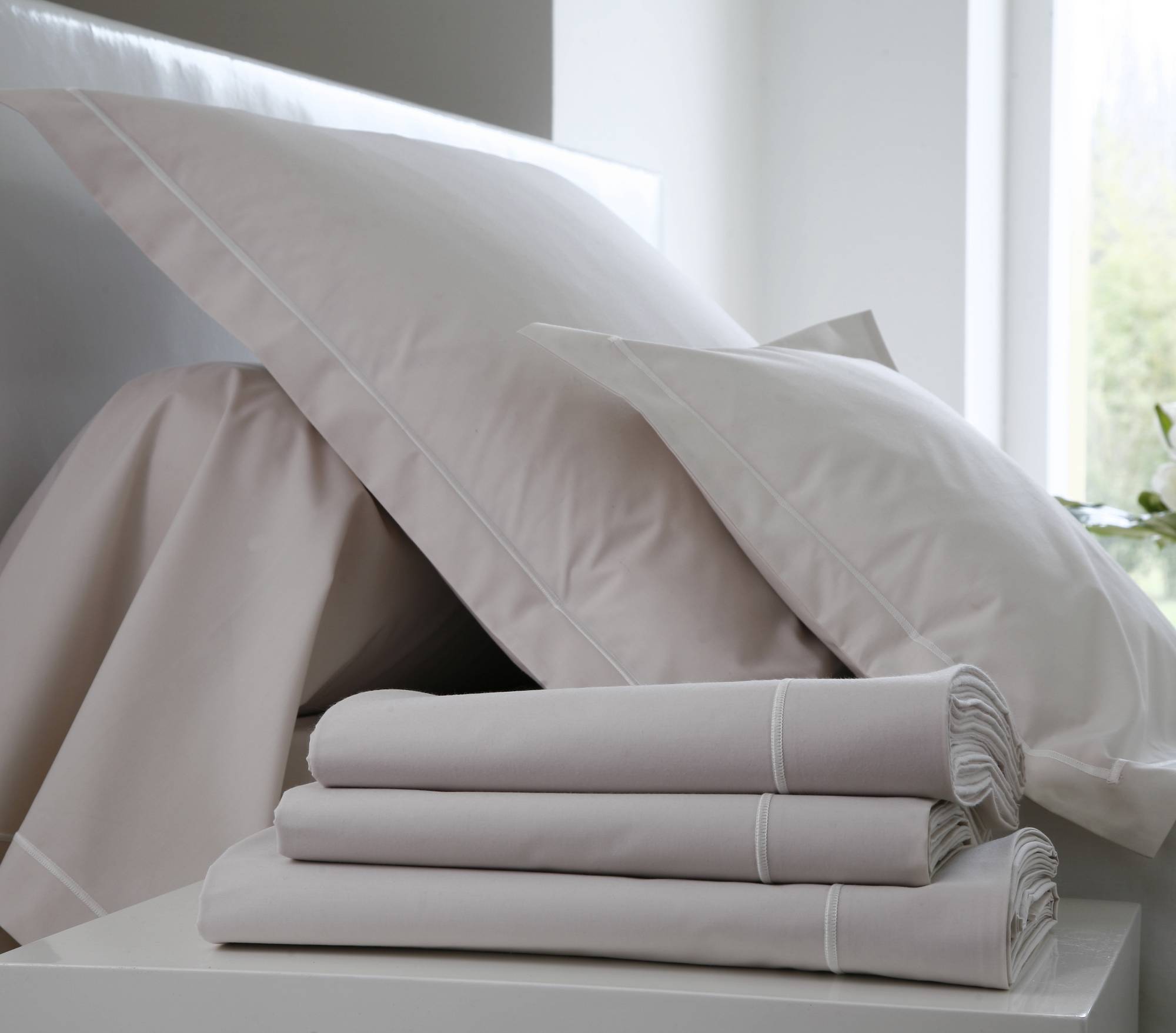 Drap Percale Easy-180 x 290 cm-Lin - 2