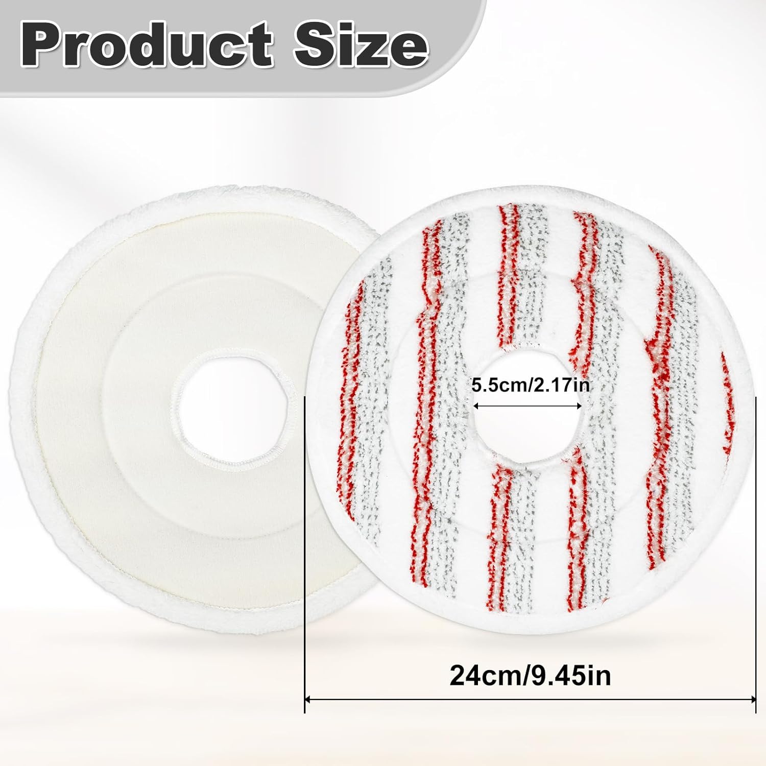Opakowanie 3 sztuk wymiennych głowic mopa do mopa Vileda Spin & Clean - 2