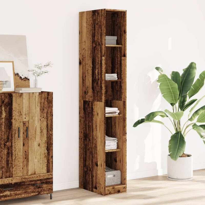 Szafa vidaxl z drewna inżynieryjnego 5 przegród design kompaktowy