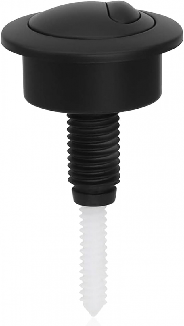 URPIZY Bouton Poussoir De Rechange Chasse D'Eau WC - Bouton Réservoir Toilette Argenté