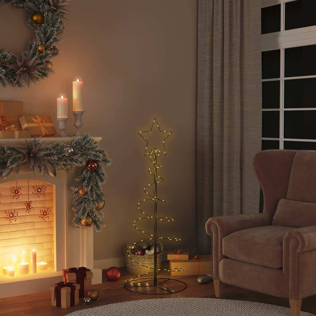 Choinka LED 80 LED Ciepła biel 120 cm vidaXL