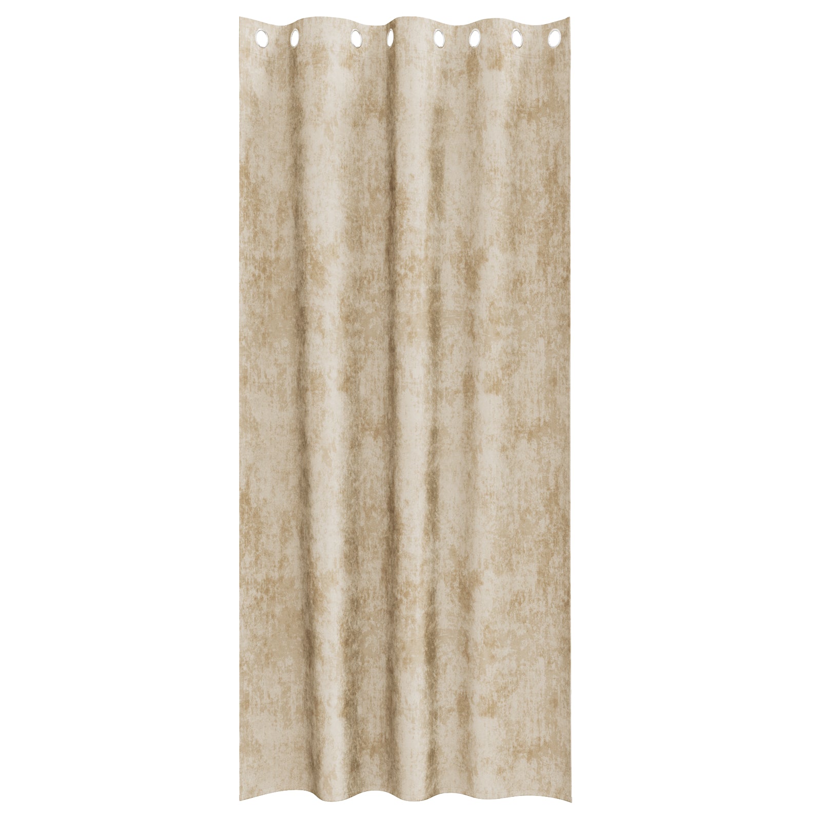 Zasłony z weluru z zasłonami 2 pcs Kremowy 225 x 140 cm Aksamit vidaXL