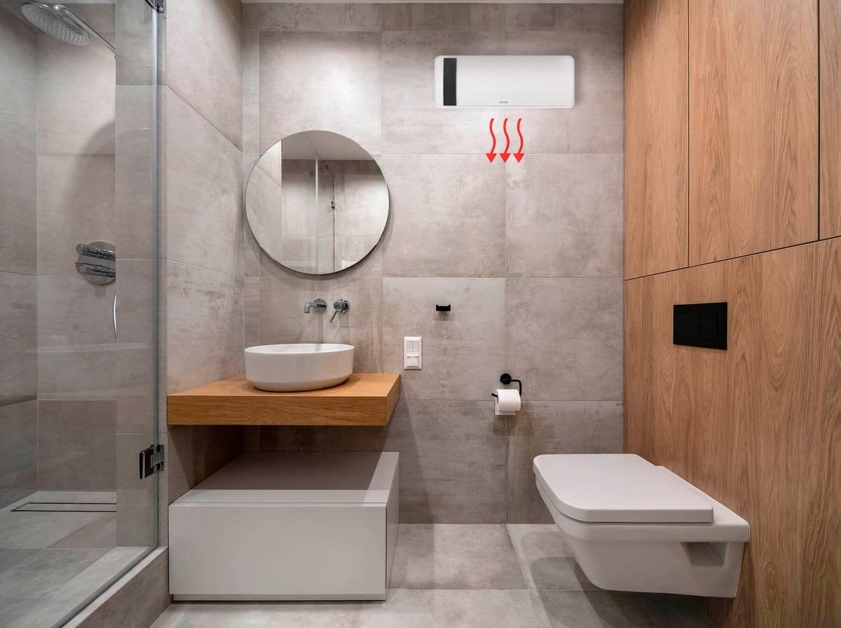 Fácula - Split Cerámico Programable Digital Nexeo 1000/2000w | Función Calefacción y Ventilación | Temporizador 24h - 3