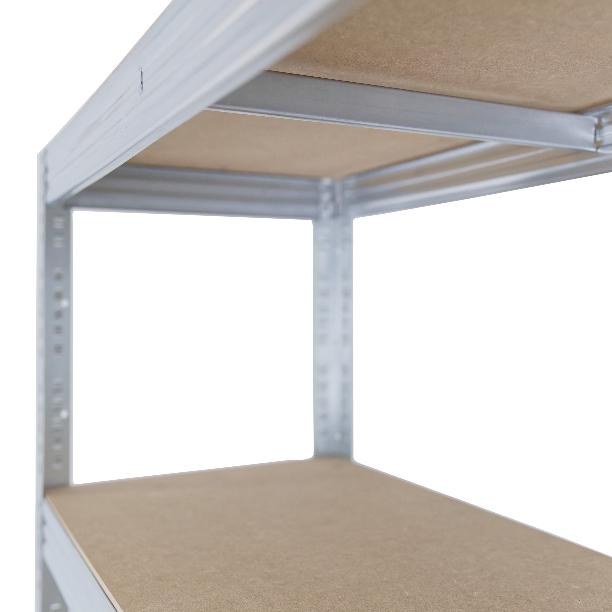 Shelfplaza Étagère Charges Lourdes 180x75x40 Cm - 7 Niveaux Galvanisé, 125 Kg Par Niveau, Montage Facile Sans Vis