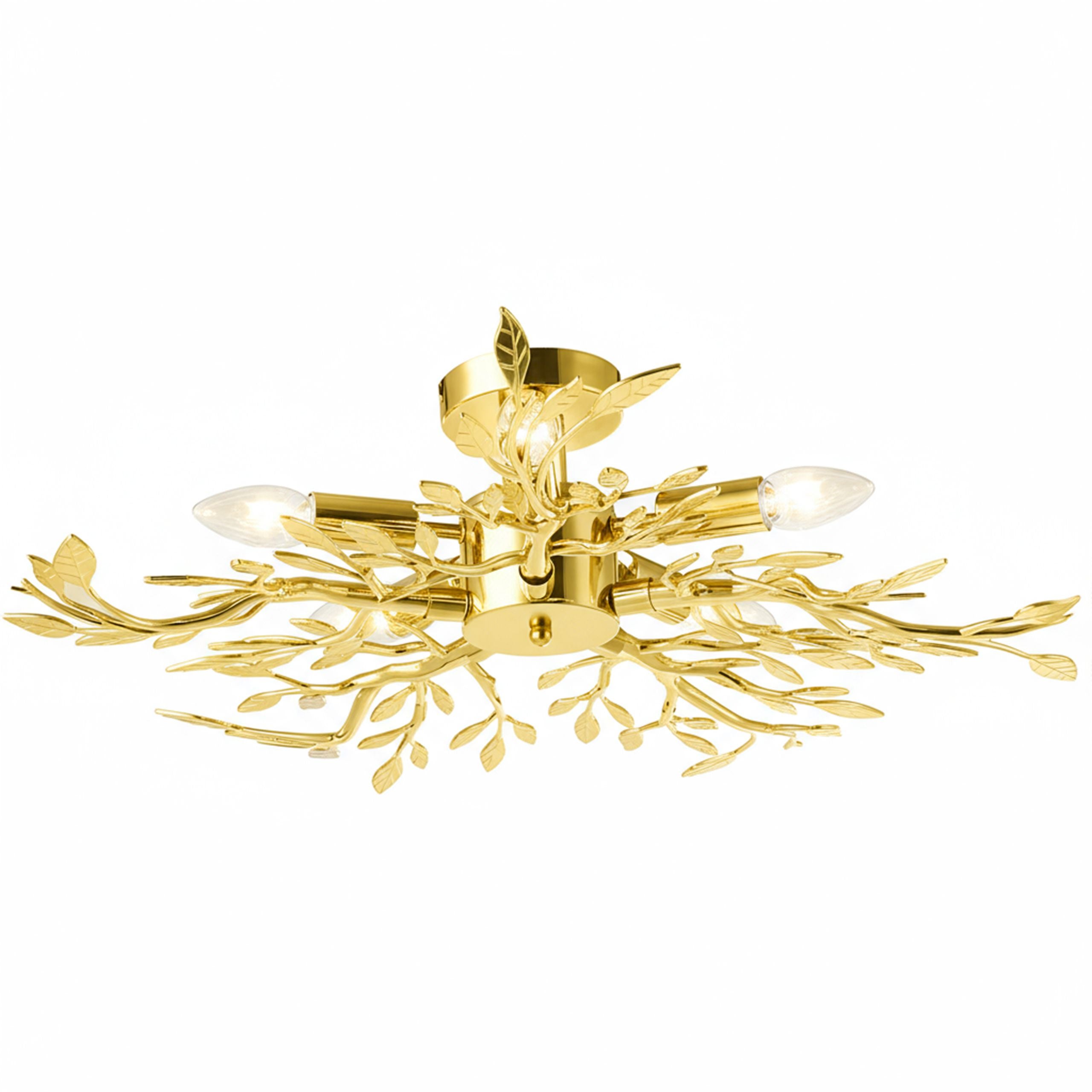 Lampa Sufitowa Toolight Ebt022-5C Złoty