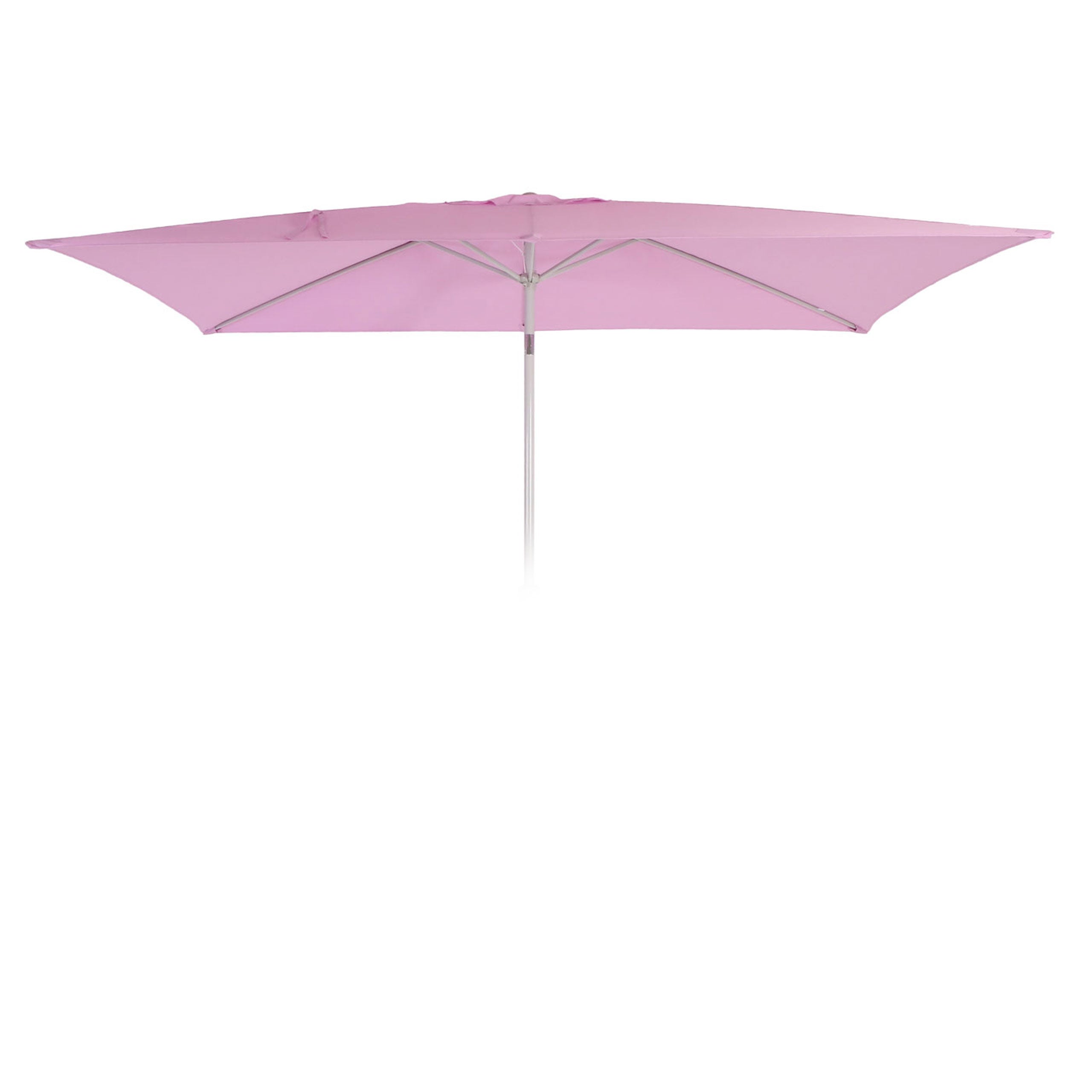 Pokrowiec wymienny na parasol N23, pokrowiec wymienny na parasol, 2x3m prostokątny materiał/tkanina 4,5kg UV 50+ ~ liliowy
