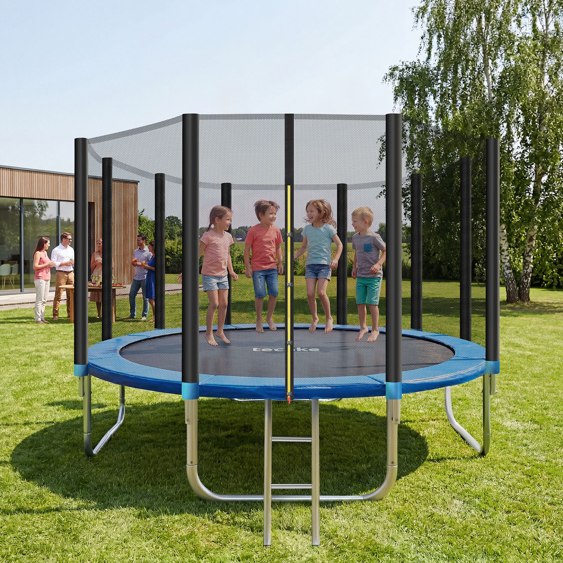 TECTAKE Trampolim Ø 427 cm, certificado GS - 2