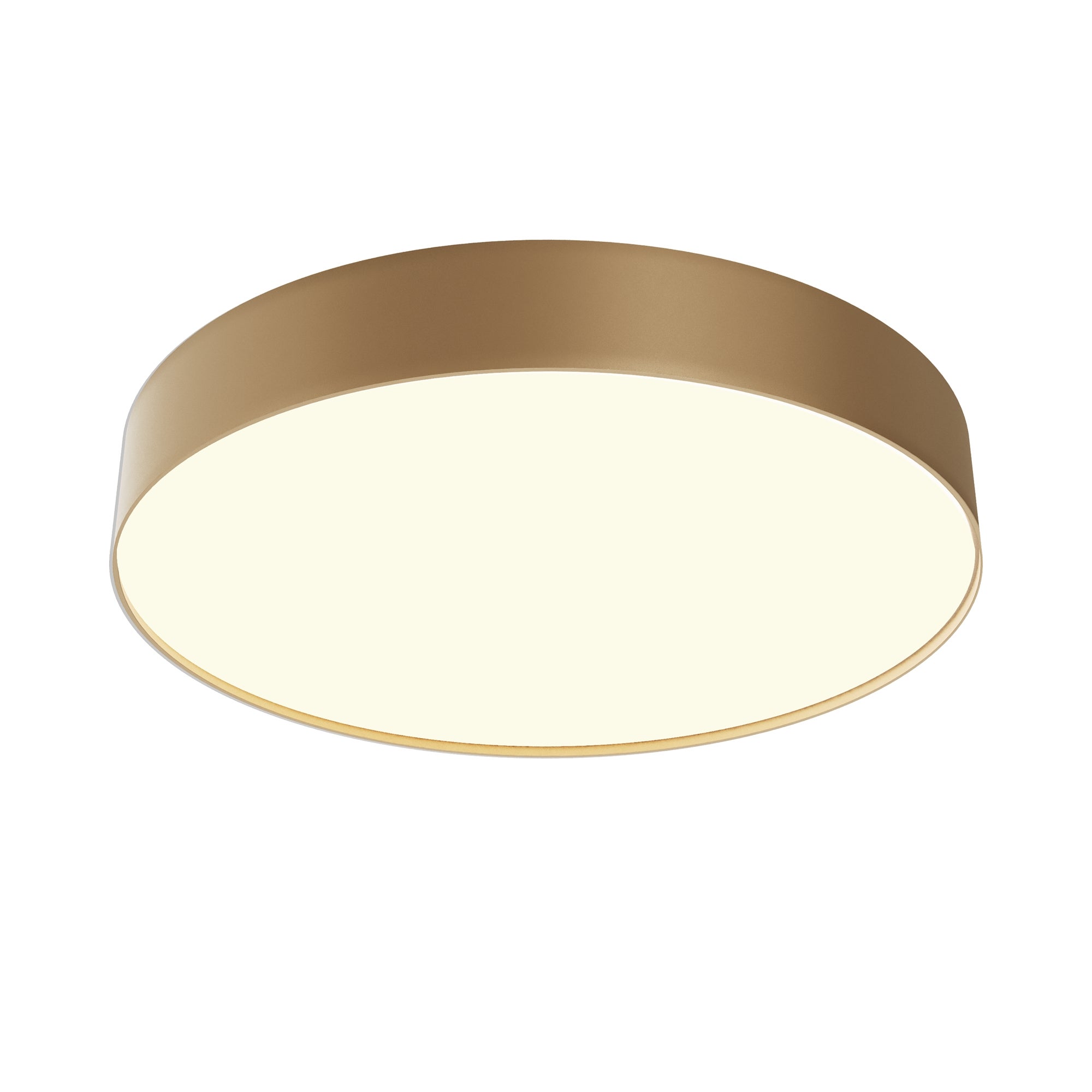 Plafon okrągły LED ZON 45W 3000KK 2880lm aluminium złoty mat wym:6x40x40cm IP20 Maytoni