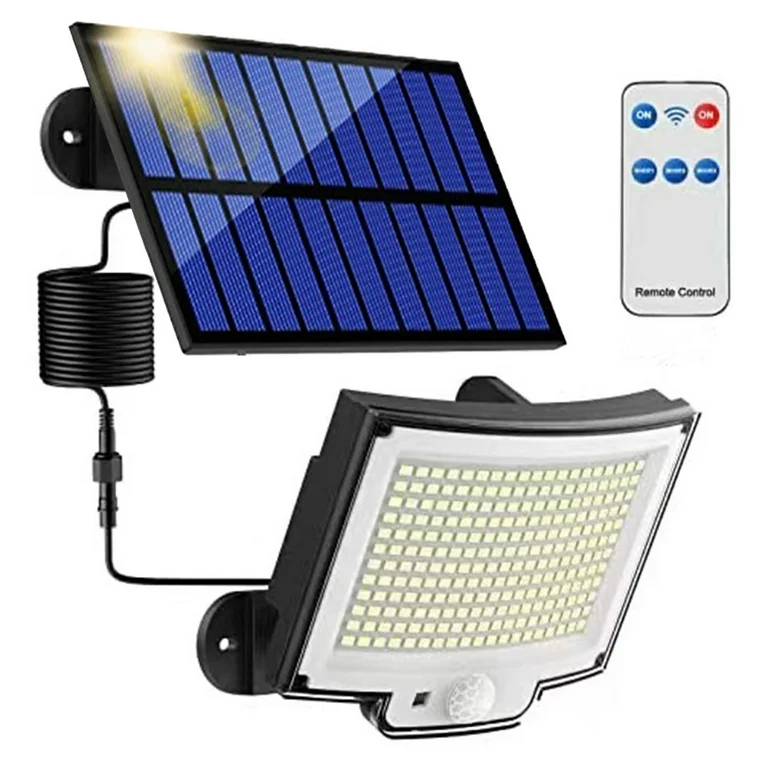 Lampada Di Sicurezza Solare Con Sensore Di Movimento – 6 LED Stroboscopici, Sirena 110 DB, IP65, Per Esterno E Giardino