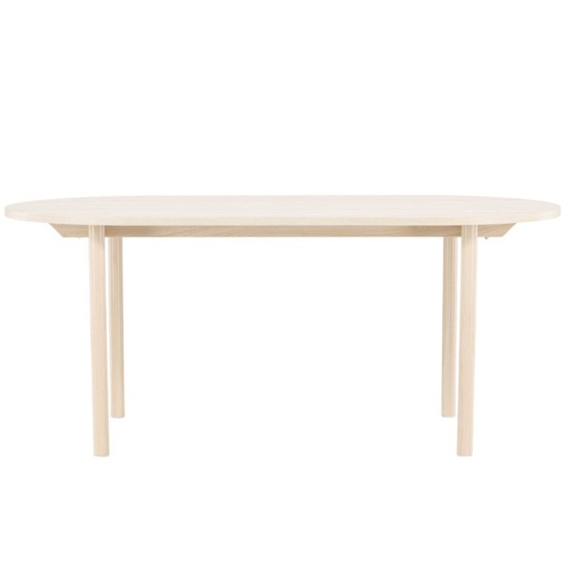 Andy stół do jadalni owalny 90x180 cm whitewash.