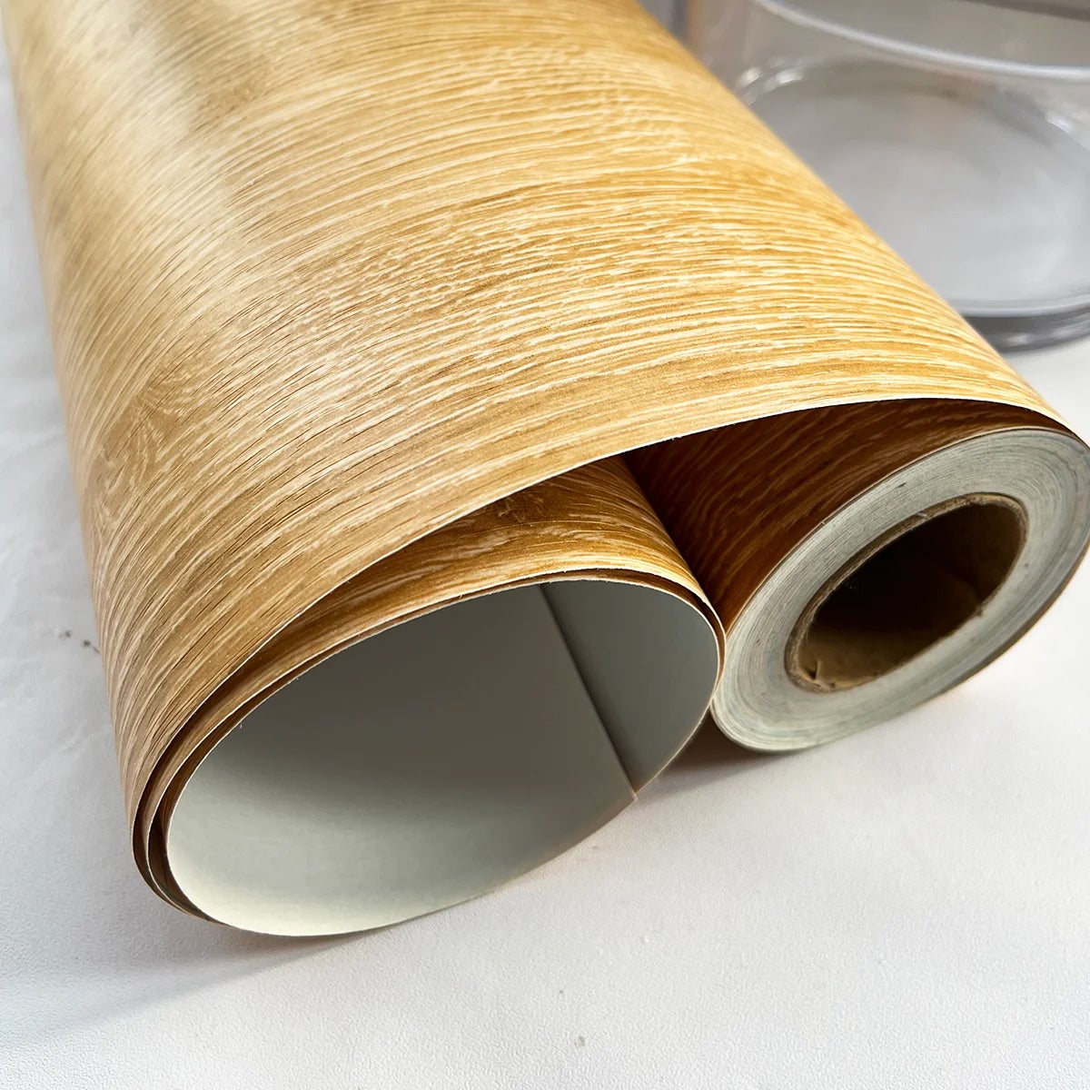 10 Grain de bois autocollant bricolage auto-adhésif imperméable papiers peints meubles garde-robe rénovation décor à la maison papier peint, 40cm x1m - 4